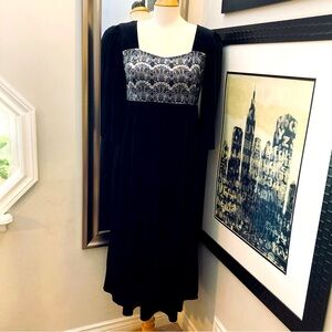 Vintage Suzanne Betro velvet dress